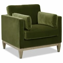 Jennifer Taylor Home Knox 36" Modern Farmhouse Arm Chair, Olive Green Performance Velvet 18 Jennifer Taylor Home Knox 36" Modern Farmhouse Arm Chair, Olive Green Performance Velvet -GDF sofa Shop 9a01524e0139476b 6251 w800 h800 b1 p0