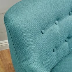 GDFStudio GDF Studio Madeira Buttoned Mid Century Modern Dark Teal Fabric Club Chair, Dark 8 GDFStudio GDF Studio Madeira Buttoned Mid Century Modern Dark Teal Fabric Club Chair, Dark -GDF sofa Shop 9ac1b6960f907860 3274 w800 h800 b0 p0