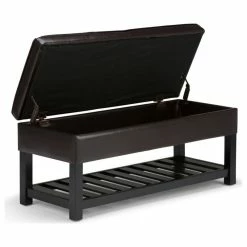 Simpli Home Ltd. Cosmopolitan Storage Ottoman Bench With Open Bottom -GDF sofa Shop 9b31c6ef037e3228 4995 w800 h800 b1 p0