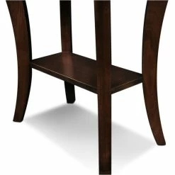 Leick Home Leick Furniture Boa Wood End Table In Brown Chocolate Cherry -GDF sofa Shop 9c91155c0c1295ae 1877 w800 h800 b1 p0