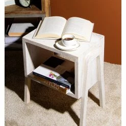 Best Home Fashion Small Stackable Wood Table, White -GDF sofa Shop 9e319ef00c9ba49a 3404 w800 h800 b0 p0