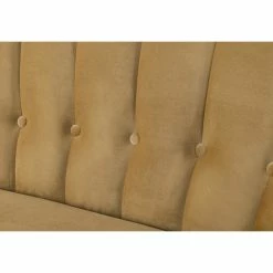 Jennifer Taylor Home Becca Channel And Button Tufted Settee, Gold -GDF sofa Shop 9f1145760d81644d 8964 w800 h800 b0 p0