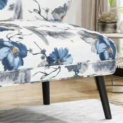 GDFStudio GDF Studio Dumont Modern Farmhouse Fabric Settee, Print/Matte Black -GDF sofa Shop 9f3135f10f931933 6249 w800 h800 b0 p0