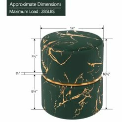 Duhome Elegant Lifestyle Luxury Hot Stamped Velvet Ottoman, Dark Green 12 Duhome Elegant Lifestyle Luxury Hot Stamped Velvet Ottoman, Dark Green -GDF sofa Shop 9f41d3c30046e11c 0461 w800 h800 b1 p0