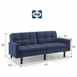 Kennedy Sofa Convertible In Cosmic Navy By Sealy Sofa Convertibles -GDF sofa Shop 9f814c2d0230ea25 3154 w800 h800 b1 p0