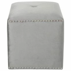 GDFStudio GDF Studio Allen Glam Velvet Ottoman, Smoke -GDF sofa Shop a02129ff01ca8a69 3945 w800 h800 b1 p0