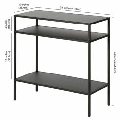 Henn&Hart 24" Blackened Bronze Metal Side Table 11 Henn&Hart 24" Blackened Bronze Metal Side Table -GDF sofa Shop a02186020f643c3b 4755 w800 h800 b1 p0