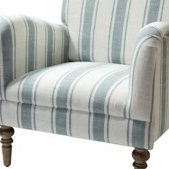 Karat Home Stripe Armchair Set Of 2, Blue -GDF sofa Shop a0a1c0420038ab1f 0923 w800 h800 b0 p0
