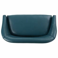 GDFStudio GDF Studio Isolde Modern Petite Loveseat, Teal Leather -GDF sofa Shop a0a1f78201c525c9 3959 w800 h800 b1 p0