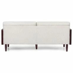 GDFStudio Bagan Mid-Century Modern Upholstered 3 Seater Sofa, Beige + Dark Walnut 19 GDFStudio Bagan Mid-Century Modern Upholstered 3 Seater Sofa, Beige + Dark Walnut -GDF sofa Shop a0b10998006ff3b5 8415 w800 h800 b1 p0