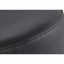 Zuri Furniture Modern Artos Round Ottoman Black Leatherette Small Black Plastic Feet On Bottom -GDF sofa Shop a141de4b0dc5eeea 8152 w800 h800 b0 p0