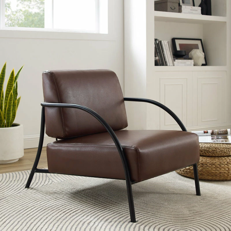 HomeFare Modern Espresso Accent Chair 9 HomeFare Modern Espresso Accent Chair - Image 7