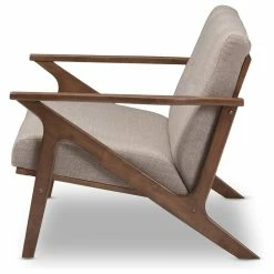 Baxton Studio Bianca Mid-Century Modern 2-Seater Loveseat, Light Gray Fabric -GDF sofa Shop a1f1f67409cbe161 5639 w800 h800 b1 p0