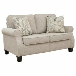 Ashley Furniture Industries Alessio Contemporary Beige Loveseat