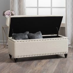 GDFStudio GDF Studio Evvy Fabric Storage Ottoman, Wheat -GDF sofa Shop a2e17ebb01b847d2 4032 w800 h800 b0 p0