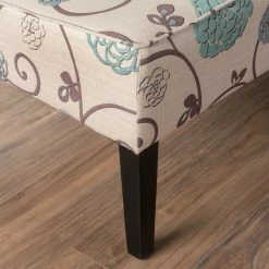 GDFStudio GDF Studio Charlotte Modern Simple Elegant Fabric Loveseat, White/Blue Floral -GDF sofa Shop a321e4290f9062a9 6977 w800 h800 b0 p0