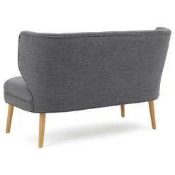 GDFStudio GDF Studio Dumont Mid Century Modern Fabric Loveseat Sofa Settee, Light Gray -GDF sofa Shop a321f50101e4d714 7469 w800 h800 b1 p0