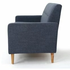 GDFStudio GDF Studio Stratford Mid Century Modern Fabric 3-Seat Sofa, Dark Blue -GDF sofa Shop a351e86101e5298a 4484 w800 h800 b1 p0