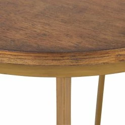 Uniek Solvay Wood And Metal Side Table, Walnut Brown 23.75x23.75x23.25 11 Uniek Solvay Wood And Metal Side Table, Walnut Brown 23.75x23.75x23.25 -GDF sofa Shop a4713fcf0c6b24b8 9213 w800 h800 b0 p0