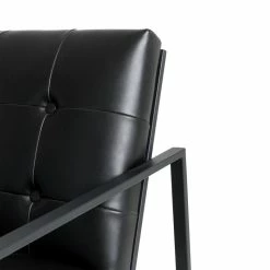 Glitzhome 29.25"H PU Leather Tufted Accent Chair, Black 18 Glitzhome 29.25"H PU Leather Tufted Accent Chair, Black -GDF sofa Shop a491d3f100a63263 6196 w800 h800 b0 p0