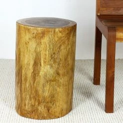 Kammika Import Export Co., Ltd (Thailand) Haussmann Wood Stump Stool Or Stand 11-14 In DIA X 18 In H Walnut Oil -GDF sofa Shop a671d62f0c52ae3d 5810 w800 h800 b0 p0