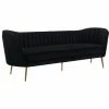 Meridian Furniture Margo Velvet Sofa, Black -GDF sofa Shop a731bf9e02740fb0 6418 w800 h800 b1 p0