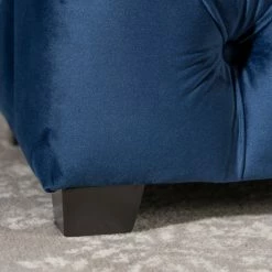 GDFStudio GDF Studio Provence TModern Glam Tufted Velvet Ottoman Bench, Navy Blue -GDF sofa Shop a76130d501babbf2 7825 w800 h800 b0 p0