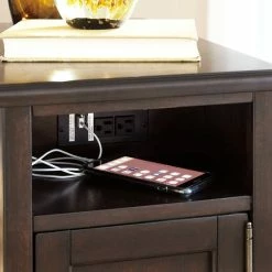 Signature Design Of Ashley Barilanni Chairside End Table With USB Ports & Outlets -GDF sofa Shop a7b1e6410f4044de 2599 w800 h800 b0 p0