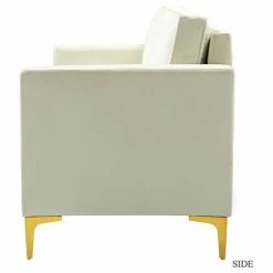 Karat Home Upholstered Sofa With Loose Back, Ivory -GDF sofa Shop a8c1cfaf0059231c 1317 w800 h800 b1 p0