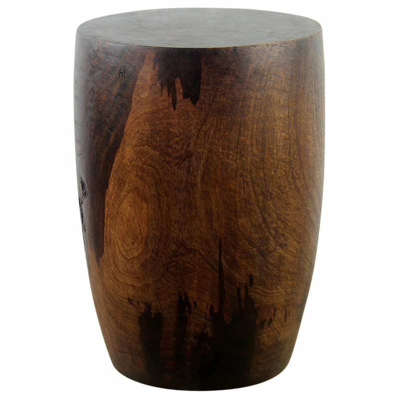 Kammika Import Export Co., Ltd (Thailand) Haussmann Mango Wood Merlot End Table 15 In D X 20 In High Mocha Oil 5 Kammika Import Export Co., Ltd (Thailand) Haussmann Mango Wood Merlot End Table 15 In D X 20 In High Mocha Oil - Image 3