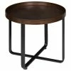Uniek Kate And Laurel Zabel Round Metal End Table, Bronze And Black -GDF sofa Shop a90109820a3ae0f7 9257 w800 h800 b1 p0