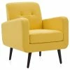 Belleze Hasting Arm Accent Chair Comfy Fabric Upholstered Tufted Single Sofa, Yellow -GDF sofa Shop aa71864d00f78ca4 2799 w800 h800 b1 p0