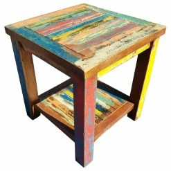 Chic Teak Inc. Marina Del Rey Recycled Teak Wood Boat Side Table -GDF sofa Shop aab117320de1a291 1987 w800 h800 b1 p0