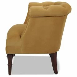 Jennifer Taylor Home Katherine Tufted Accent Chair, Mustard Gold Velvet -GDF sofa Shop aab13c6e0022c89b 8856 w800 h800 b1 p0