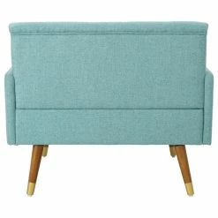 GDFStudio Nour Fabric Mid-Century Modern Club Chair, Blue/Dark Walnut -GDF sofa Shop ace17b6301e12a09 6568 w800 h800 b1 p0