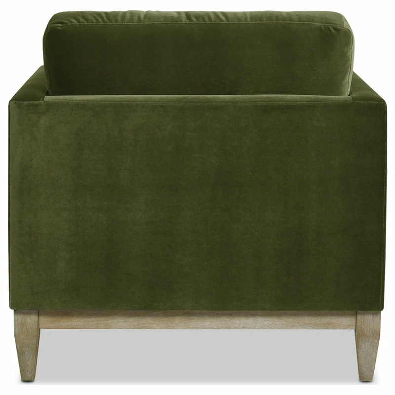 Jennifer Taylor Home Knox 36" Modern Farmhouse Arm Chair, Olive Green Performance Velvet 10 Jennifer Taylor Home Knox 36" Modern Farmhouse Arm Chair, Olive Green Performance Velvet - Image 8