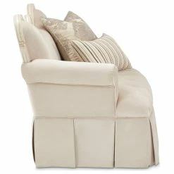 Michael Amini Lavelle Classic Pearl Settee, Ivory -GDF sofa Shop ada1368801f95f49 8493 w800 h800 b1 p0