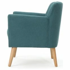GDFStudio GDF Studio Madelyn Mid Century Modern Fabric Club Chair, Dark Teal -GDF sofa Shop ae013e260f905249 5910 w800 h800 b1 p0