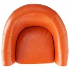 GDFStudio GDF Studio Newport Leather Club Chair, Orange -GDF sofa Shop ae21306f02392d1f 4534 w800 h800 b1 p0