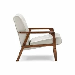 Baxton Studio Mid-Century Masterpieces Club Chair, White -GDF sofa Shop ae3190620b43bea0 1236 w800 h800 b1 p0