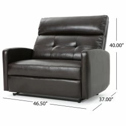 GDFStudio GDF Studio Hana Soft Brown Leather 2 Seat Recliner -GDF sofa Shop af11c58001d53aac 0607 w800 h800 b1 p0