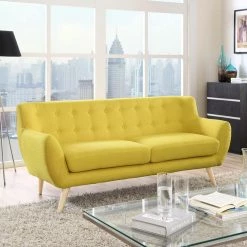 LexMod Remark Upholstered Fabric Sofa, Sunny -GDF sofa Shop af217a5d00cd1e3d 1071 w800 h800 b0 p0