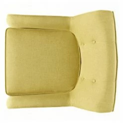 GDFStudio GDF Studio Fontinella Mid-Century Modern Fabric Tufted Arm Chair, Verdure Yellow, Single -GDF sofa Shop b031623f01b7fb5b 9047 w800 h800 b1 p0
