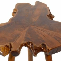 Brimfield & May Rustic Brown Teak Wood Accent Table 38420 -GDF sofa Shop b03187f9010835f6 7809 w800 h800 b0 p0