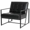 Glitzhome 29.25"H PU Leather Tufted Accent Chair, Black -GDF sofa Shop b111d2cc00a6325a 6196 w800 h800 b1 p0