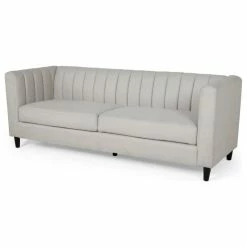 GDFStudio Violet Channel Stitched Fabric 3 Seat Sofa, Beige And Dark Brown -GDF sofa Shop b121cb760f9065c5 2270 w800 h800 b1 p0