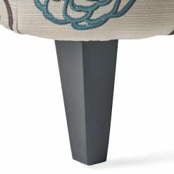 GDFStudio GDF Studio Alfred White And Blue Floral Fabric Club Chair With Chrome Nailheads -GDF sofa Shop b1b16f0f02295bcd 6479 w800 h800 b0 p0