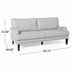 GDFStudio Ava Fabric Loveseat, Light Gray And Dark Brown 15 GDFStudio Ava Fabric Loveseat, Light Gray And Dark Brown -GDF sofa Shop b2614feb0f90715d 1698 w800 h800 b1 p0