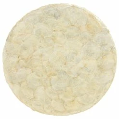 East At Main's Sable Off-White Wood And Capiz Round Accent Table -GDF sofa Shop b2819ffb01fad984 9934 w800 h800 b1 p0