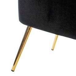Karat Home Upholstered Side Chair, Set Of 2, Black -GDF sofa Shop b2c15554005922c1 1966 w800 h800 b0 p0